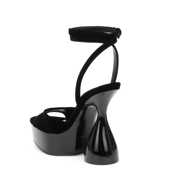 Tom Ford Shoes - Tom Ford Velvet Disco Platform Sandal